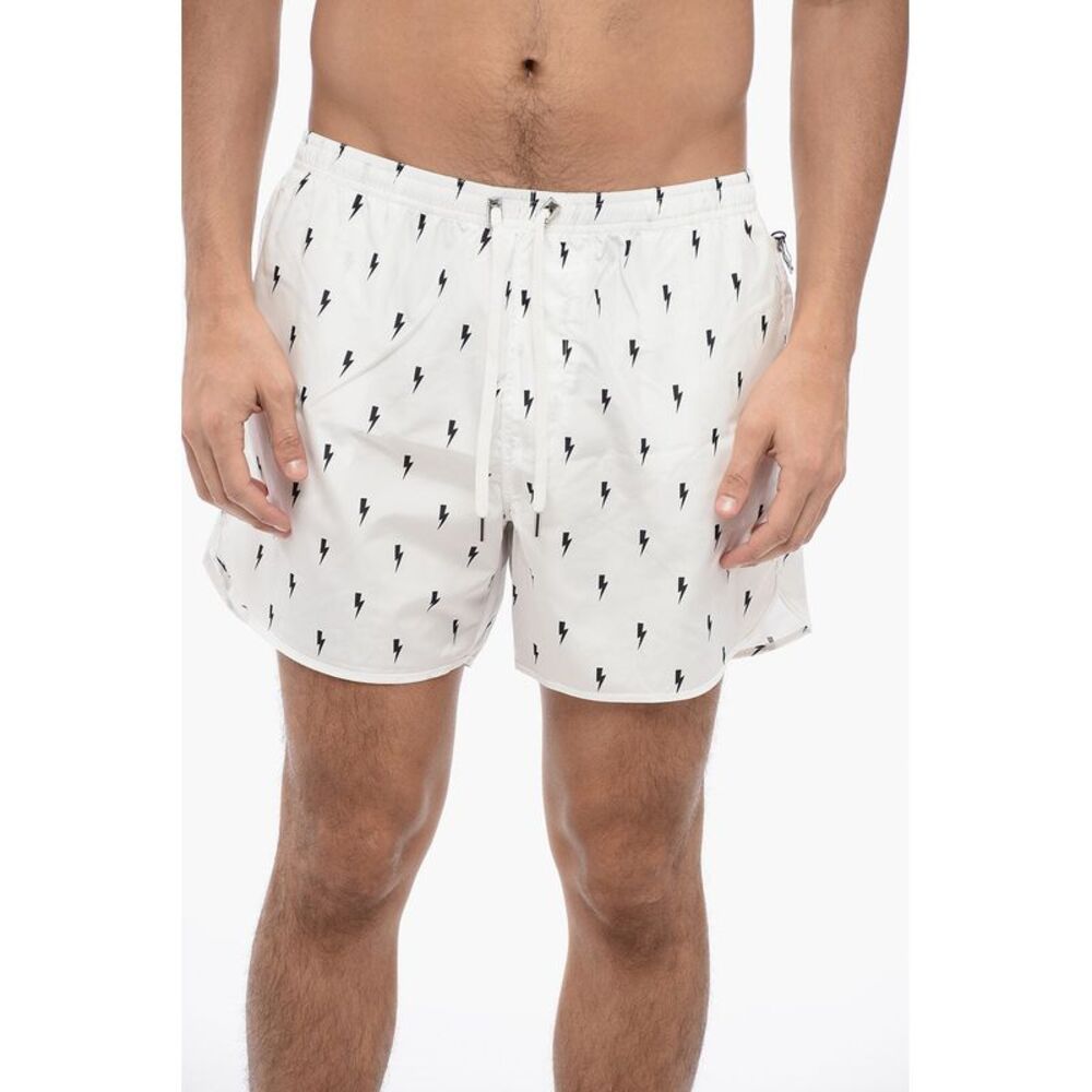 Nylon Boxer MICRO BOLTS Swim Trunks
